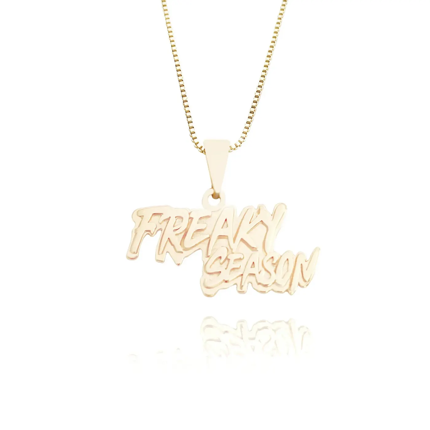 Conjunto Corrente + Pingente Freaky Season (Banho Ouro)