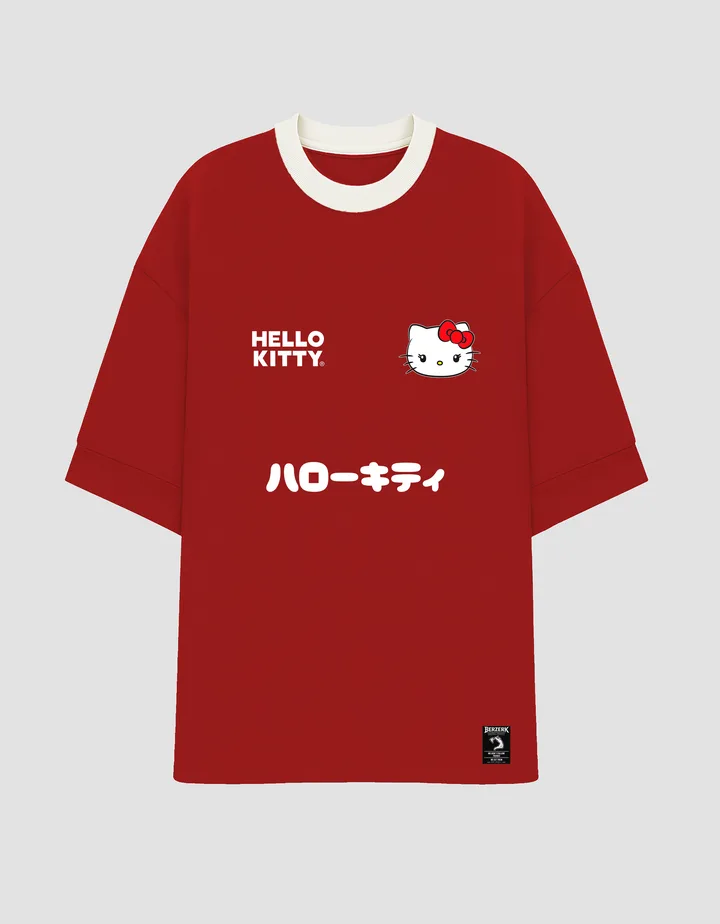 Oversized - Hello Kitty - Kanji (Vermelho)