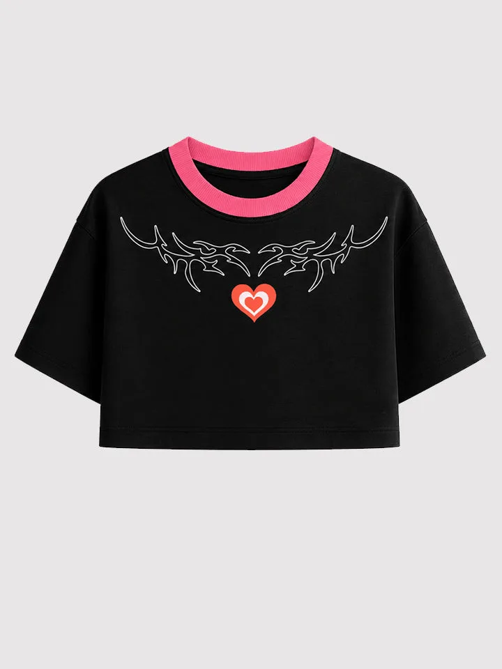 Cropped Oversized PPG - Blossoms